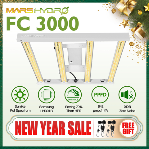 New Arrival! Mars Hydro FC 3000 Samsung LM301B Full Spectrum LED Grow Lights Strip Grow Tent Hydroponics Veg and Flower ► Photo 1/6