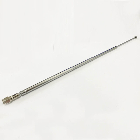 1PC Replacement 164mm long 7 Sections Telescopic Antenna SMA male for Radio TV aerial DIY wholesale price ► Photo 1/3