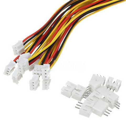 Mini Mirco JST PH 2.0MM 2Pin 3Pin 4Pin 5Pin 6Pin 7Pin 8Pin 9Pin 10Pin Male Female Connector Plug Wires 30cm 26AWG Cables 10 Sets ► Photo 1/6