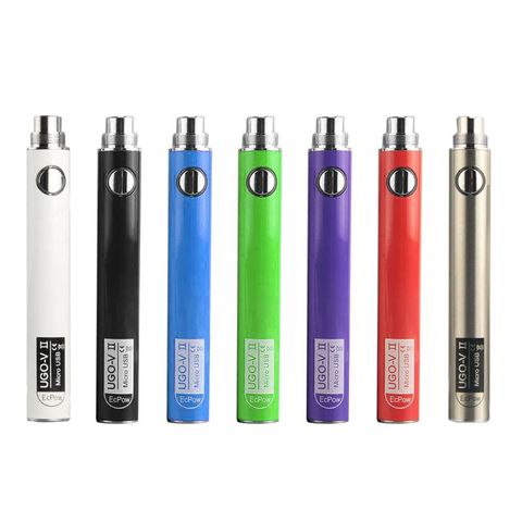 UGO-V2 650mAh/900mAh Battery USB Charge Batteries for Electronic Cigarette Vape Pen Accessories ► Photo 1/6