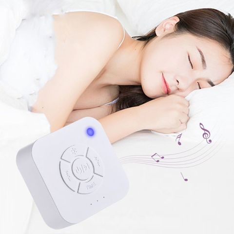 White Noise Machine USB Rechargeable Timed Shutdown Sleep Sound Machine For Sleeping & Relaxation For Baby Adult Office Travel ► Photo 1/6