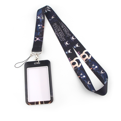 DZ1222 Hollow Knight Neck Strap Lanyard Credit Card ID Holder Bag Student Women Travel Bank Bus Business Card Cover Badge ► Photo 1/6