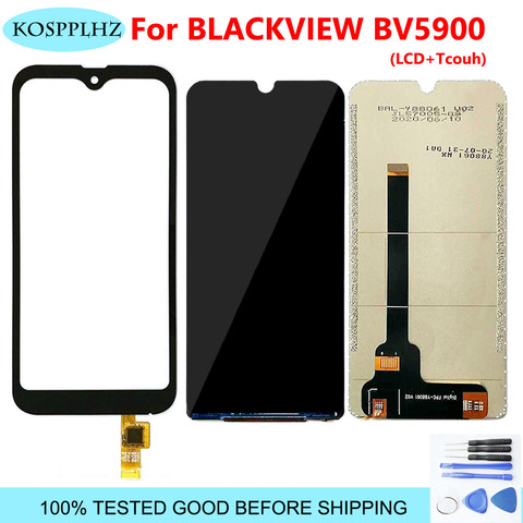 For Blackview BV5900 LCD Display + Touch Screen Digitizer Original High Quality Repair Part For Blackview BV 5900 Cell Phone ► Photo 1/6