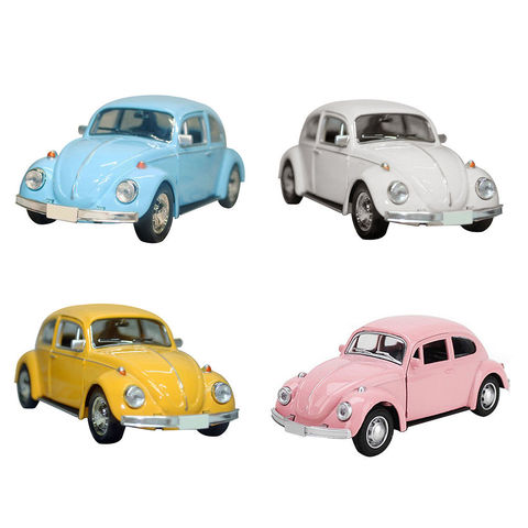 Limit Discounts  Newest Arrivals Vintage Beetle Diecast Pull Back Car Model Toy for Children Gift Decor Cute Figurines ► Photo 1/6