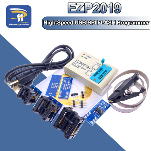 Newest Version EZP2022 High-speed USB SPI Programmer Support24 25 93 EEPROM 25 Flash BIOS Chip Full Set With Adapter Socket ► Photo 1/6