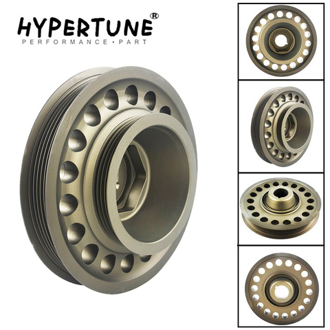 Hypertune - Racing Aluminum LightWeight OEM Size Crankshaft Pulley For 93-01 Honda Prelude H22 VTEC HT-CP012 ► Photo 1/6