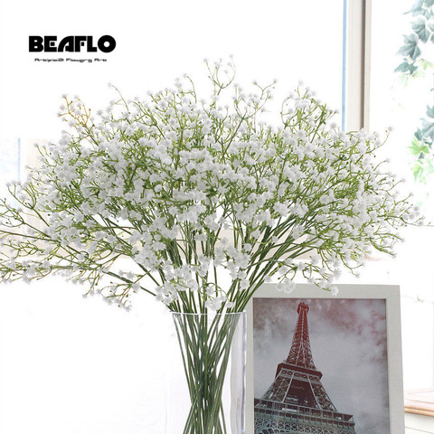 50 Pcs Artificial Flowers Babies Breath Flowers Fake Gypsophila