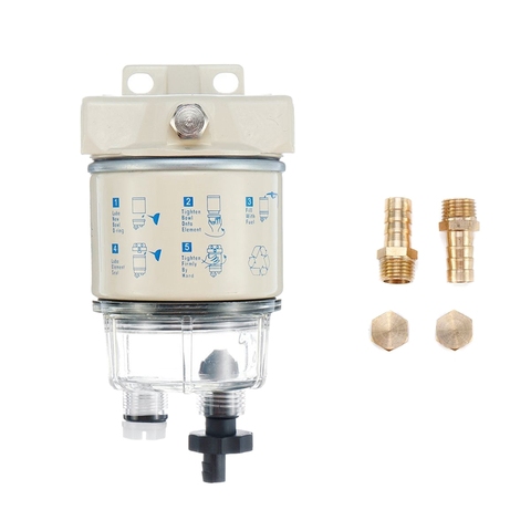 R12T Marine Fuel Filter Water Separator Diesel-Engine for Racor 140R 120AT S3240 NPT ZG1/4-19 Car Combo Filter ► Photo 1/6