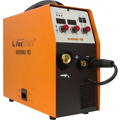 Machine welding inverter semi-automatic foxweld invermig 185 (5600 W; 20 - 180 A; TIG/MiG/mag/MMA; display; in ► Photo 1/1