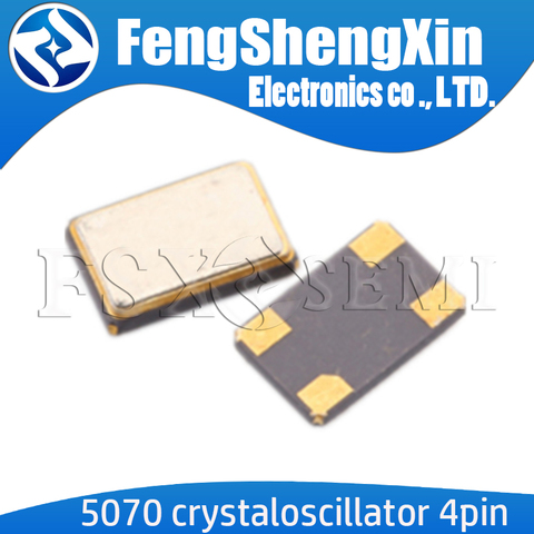 5pcs OSC 5070 crystaloscillator 4pin oscillator 5*7mm  18.432M 20MHZ 22.5792MHZ 24MHZ 24.576MHZ 25M 26MHZ 27MHZ 30MHZ 32MHZ ► Photo 1/1