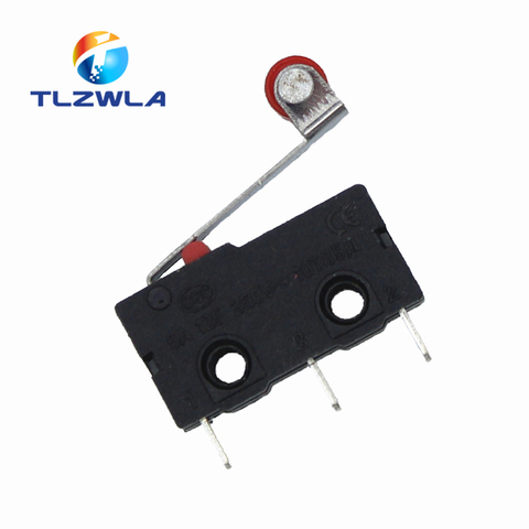 10PCS Hot sale Mini Micro Switch 3Pin With Roller Limit Switch ► Photo 1/3