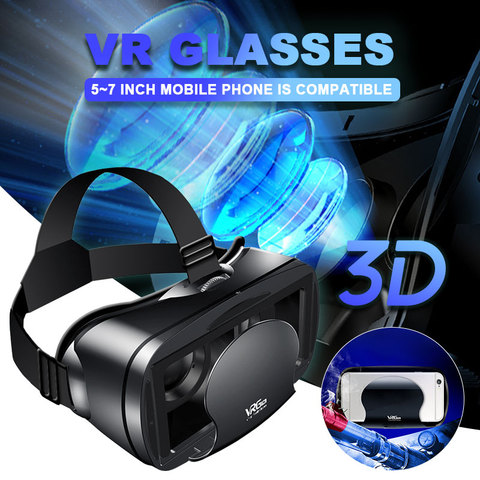 VRG PRO Immersive 3D VR Glasses For Phone 5-7 Inches Virtual Reality Full Screen Visual 120° Wide-Angle For Android Apple IOS ► Photo 1/6