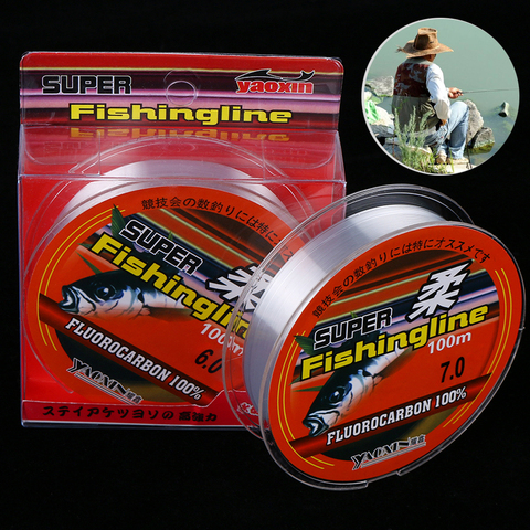 100M Super Strong  0.8-6LB Durable String Strong Rope Cord 3.5/4/4.5/5/6/7/8 Fluorocarbon Monofilament Nylon PA Fishing Line ► Photo 1/6