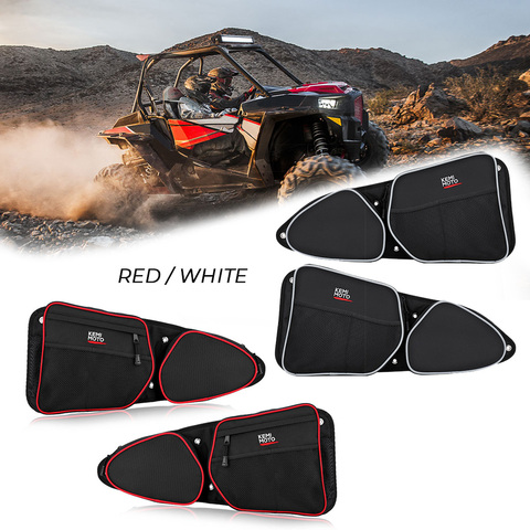 KEMiMOTO UTV Passenger Driver Side Door Bag Storage Bag Knee Pad for Polaris RZR XP 1000 900XC S900 2014-2022 2015 2016 2017 ► Photo 1/6