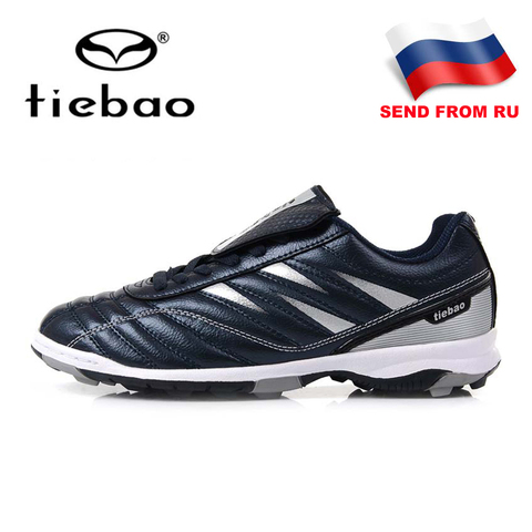 Russian Warehouse! TIEBAO Men Women TF Turf Rubber Soles Football Boots Outdoor Sports Training Soccer Shoes Sneakers EU 39-45 ► Photo 1/6