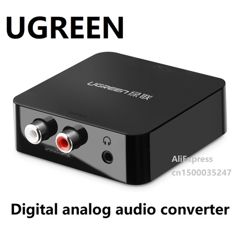 UGREEN Digital coaxial audio converter RF fiber output display audio box signal Universal ps4 TV ► Photo 1/5