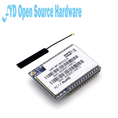 1pcs HLK-RM04 RM04 Uart Serial Port to Ethernet WIFI Wi-Fi Wireless Network Converting Module With PCB Antenna ► Photo 1/6