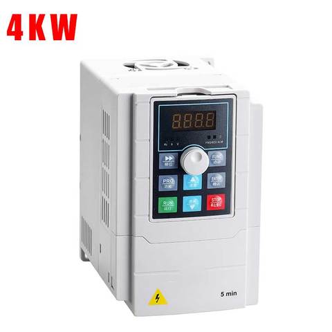 For Russian CE 220v 4kw 1 phase input and 220v 3 phase output frequency converter/ac motor drive/VSD/VFD/50HZ Inverter inverters ► Photo 1/6