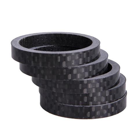 ZTTO Ultra-Light Carbon Fiber Washer for Mountain Road Bike Fork Headset Parts 5mm 10mm Tem Front Fork Adjustment Spacer ► Photo 1/6