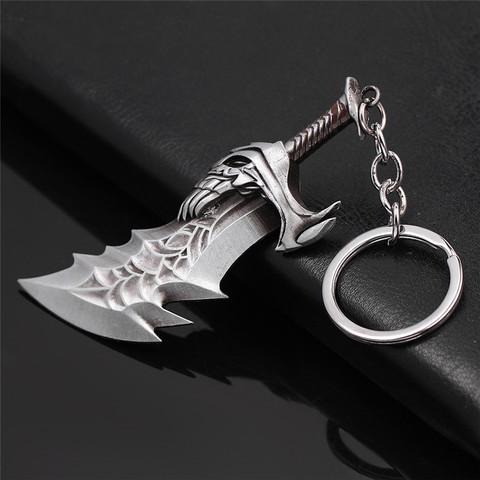 Retro God of War 4 Kratos sword Keychain Punk Pendant keyring jewelry Trinket Men Souvenir ► Photo 1/6