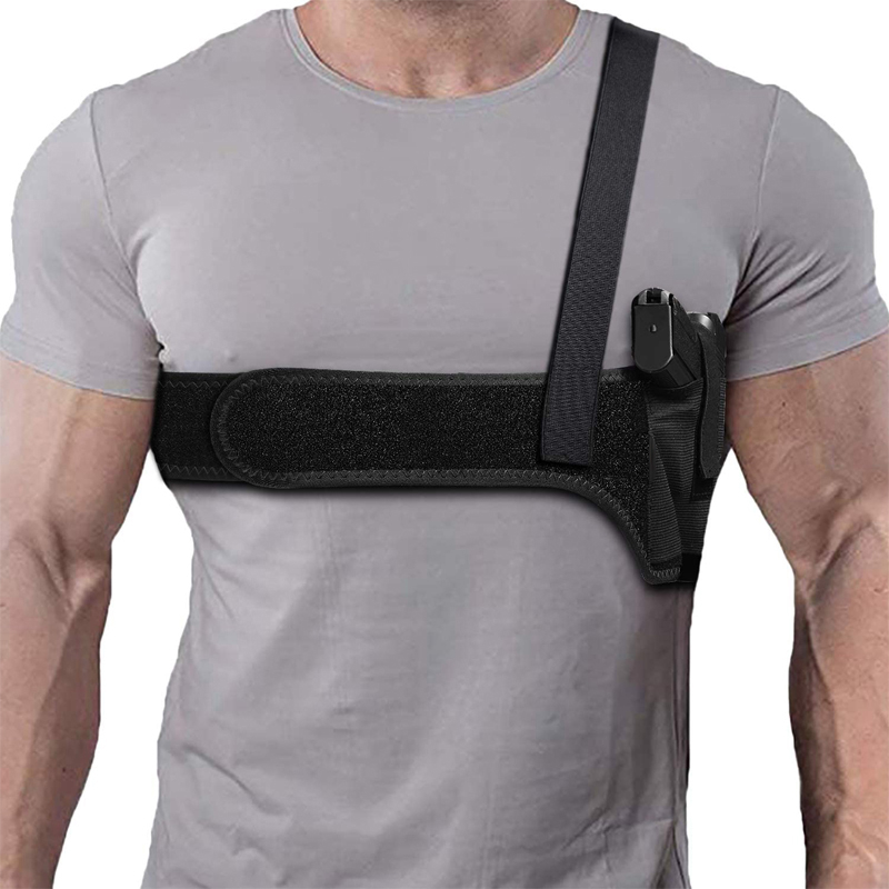 US Tactical Concealed Underarm Shoulder Holster Pouch Carry Bag For Pistol Gun 