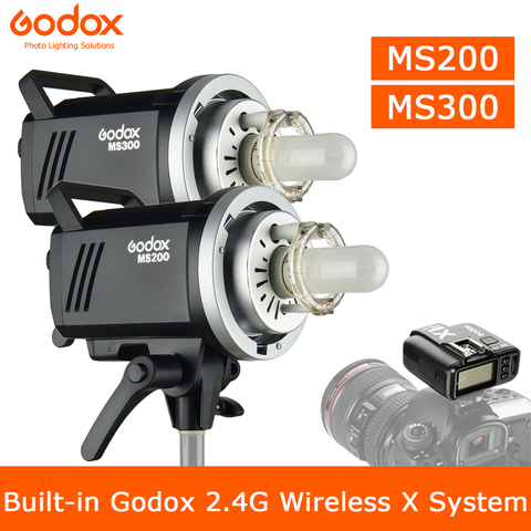 Godox MS200 200W or MS300 300W 2.4G Built-in Wireless Receiver Lightweight Compact and Durable Bowens Mount Studio Flash ► Photo 1/6