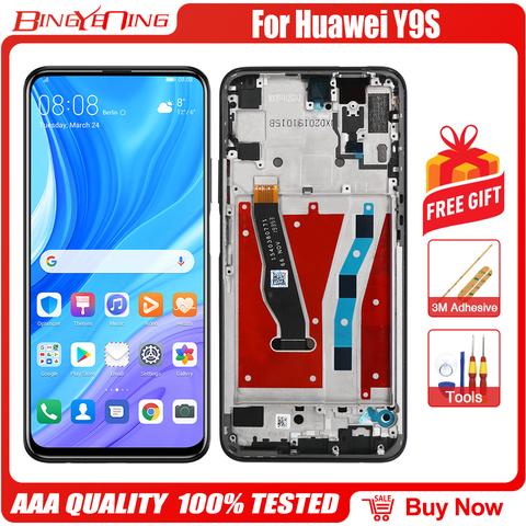 High Quality LCD&Touch Screen Digitizer with frame Display module 6.59 inch For Huawei Y9S Y9 s / P Smart Pro 2022 LCD ► Photo 1/4
