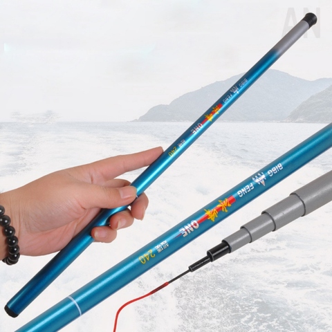 Portable Telescopic Rod Ultra-light Hand Glass Fiber Pole Hand Fishing Rod Fishing Pole Fishing Tackle 1.8/2.1/2.4/2.7/3.0/3.6M ► Photo 1/6