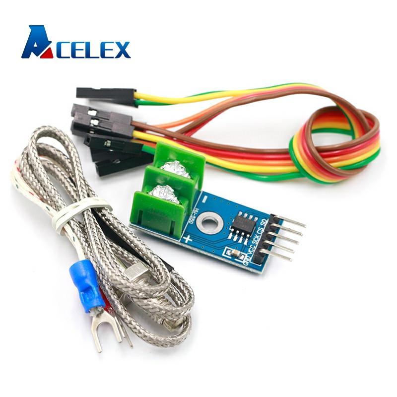 MAX6675 Module + K Type Thermocouple Thermocouple Sensor Temperature Degrees Module for arduino ► Photo 1/5