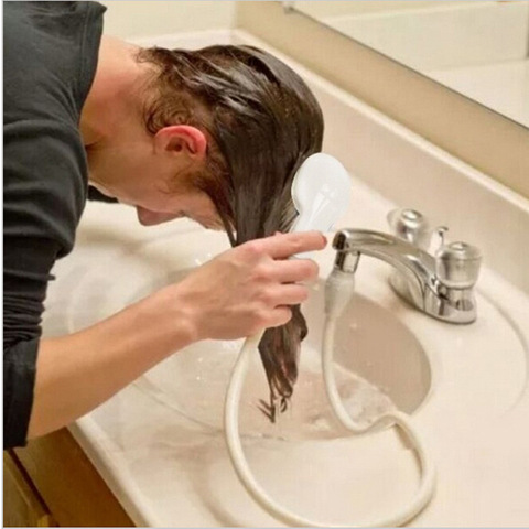 Faucet shower sprinkler drain filter hose sink wash head shower extender bathroom accessories tools ► Photo 1/6