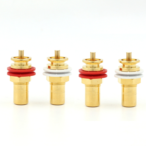 8PCS CMC 816-U RCA Jack RCA Terminal Sockets Gold Plated jack 4pcs ► Photo 1/5