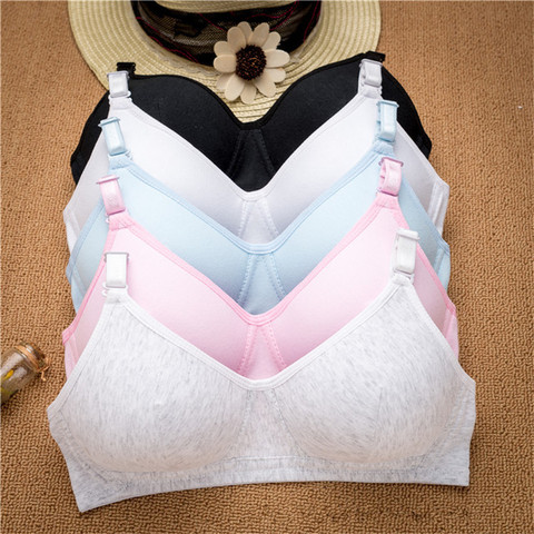 Girls Underwear Tops Girls Lingerie Teenage Girl Underwear Teen Bras  Wireless Thin Cup Trainning Bra 12 14 16 18 Bras - AliExpress