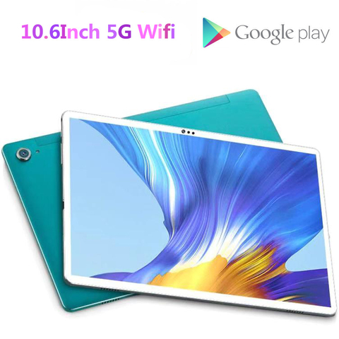 New 10.6 Inch phablet Tablet PC 10 Deco Core 4GB RAM 128GB ROM 4G LTE Phone Call 13MP Camera 2.4G + 5g wifi tablet Android 8.0 ► Photo 1/6
