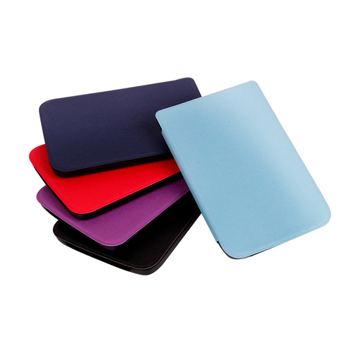 slim e-book leather cover case for Pocketbook Touch lux 4 627 HD3 632 Basic Lux 2 616 Ereader protective cover ► Photo 1/6