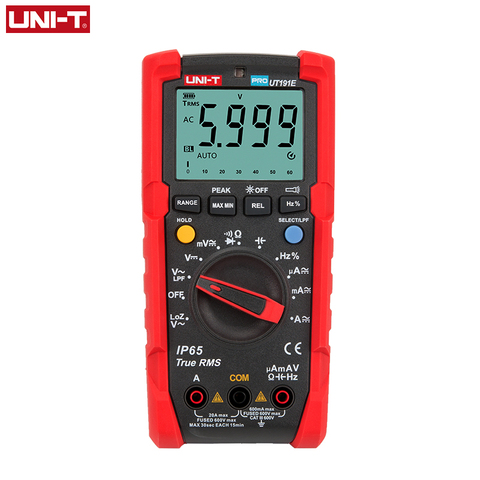 UNI-T UT191E UT191T Professional Digital Multimeter UNIT True RMS ACV AC DC Voltage Current Meter Capacitor Resistor Tester ► Photo 1/6