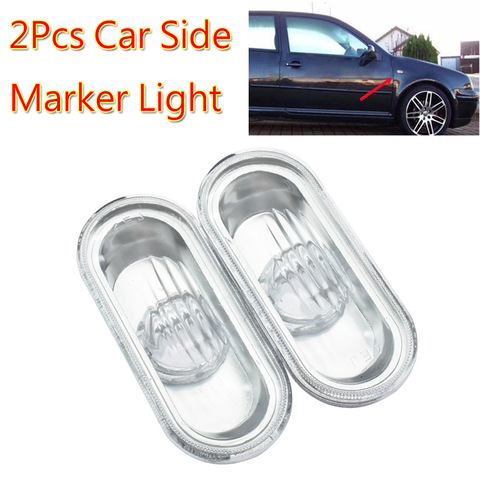 2Pcs Car Auto Side Marker Light For VW Jetta Golf Bora MK4 Passat B5 B5.5 GTI Beetle R32 ► Photo 1/6