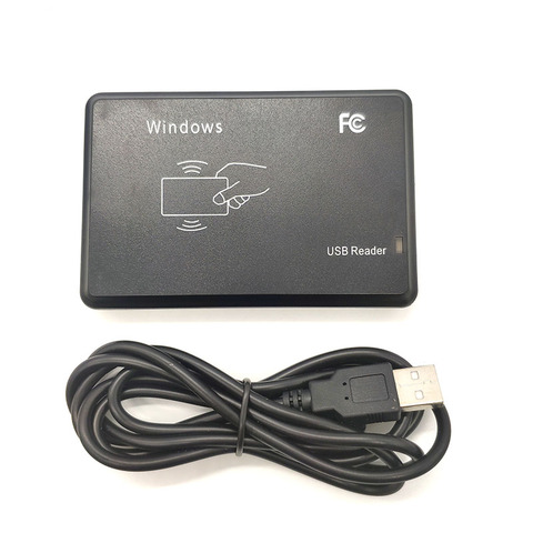 125KHz 13.56MHz RFID Reader USB Proximity Sensor Smart Card Reader no drive issuing device USB for Access Control ► Photo 1/4