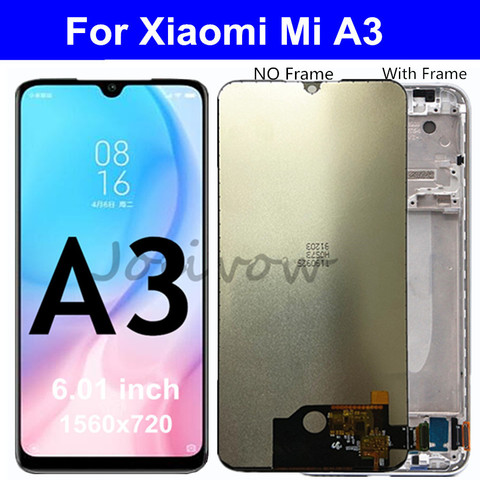 AAA Quality for Xiaomi Mi A3 lcd Display Touch Screen Digitizer Assembly  Replacement For Xiaomi CC9e LCD