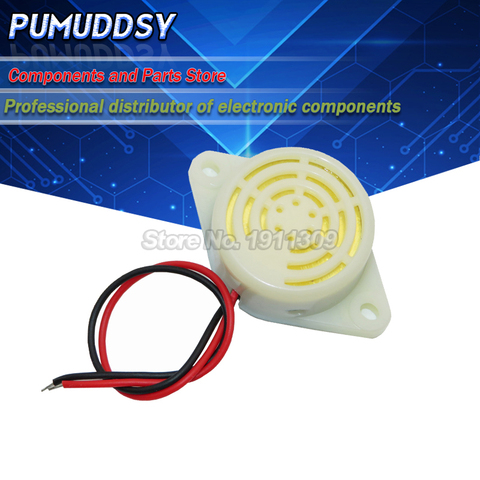 2PCS SFM-27 DC 3-24V 90DB white Beep Alarm Electronic Buzzer Sounder Continuous sound ► Photo 1/1