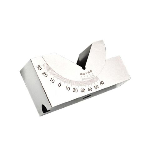 AP46 Adjustable Angle Gauge V-Block 0 to 60 Degree Ruler for Milling Machine ► Photo 1/4