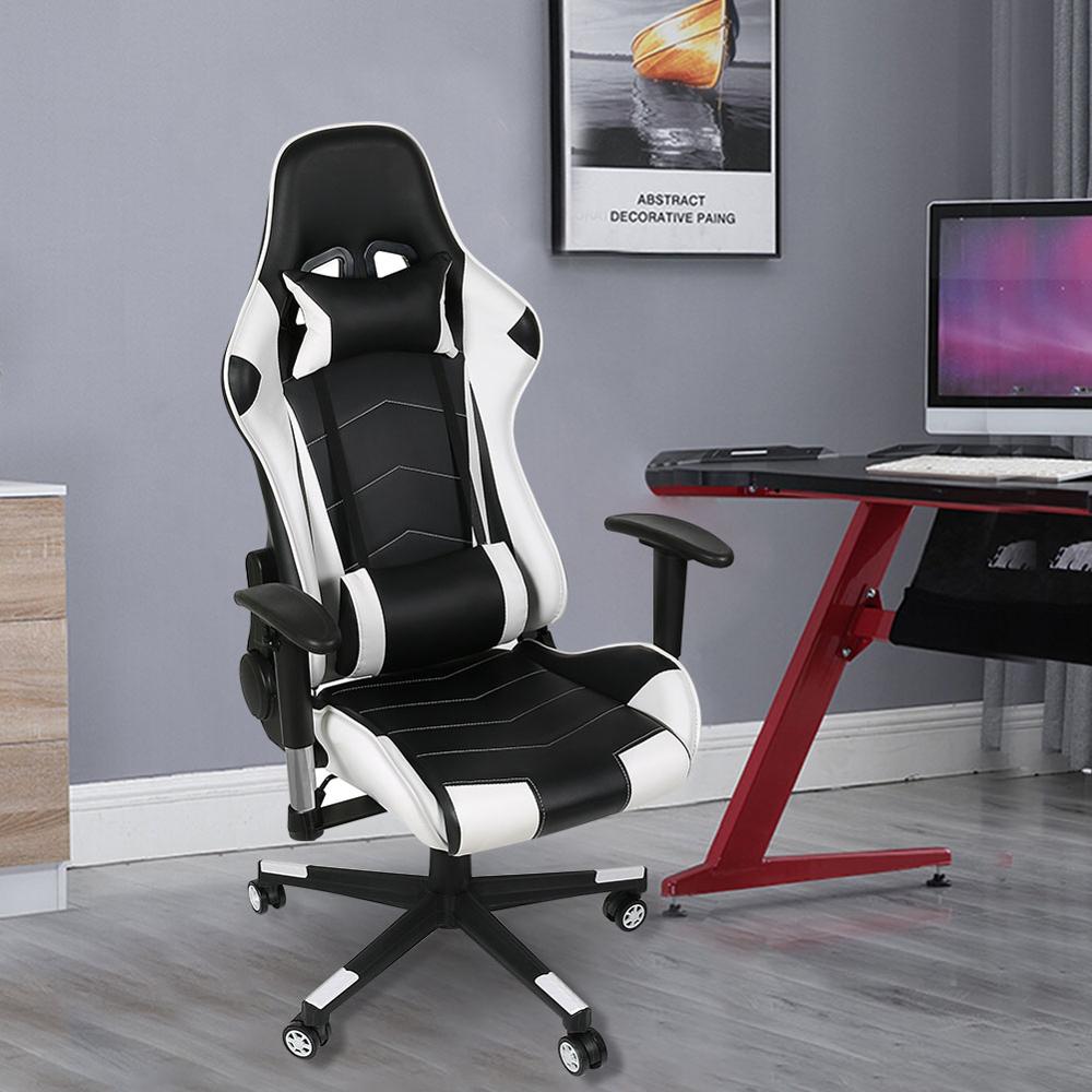 Devoko Ergonomic Gaming Chair Racing Style Adjustable Height High Computer Chair 