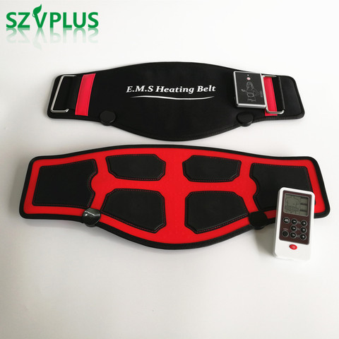 Hot slimming massage belt heat electric pulses tone abdominal muscle stimulator EMS acupuncture tens physiotherapy myostimulator ► Photo 1/6