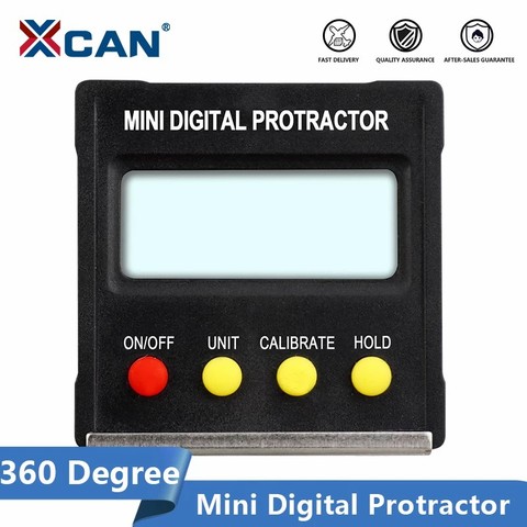 XCAN 360 Degree Mini Digital Protractor Inclinometer Electronic Level Box Magnetic Base Measuring Tools ► Photo 1/6