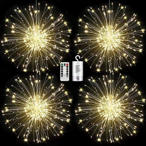 120/150 LEDs Fireworks Lights LEDs Outdoor Waterproof Home Garden Street Christmas Decoration ► Photo 1/6