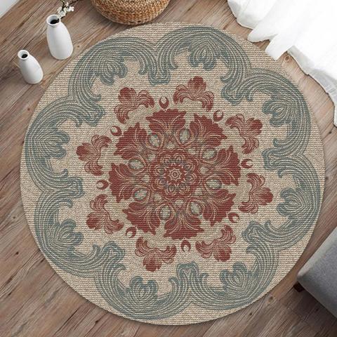 Home Decorative Round Carpet Fashion Area Rugs Bedroom Anti-slip Floor Mat 40CM ► Photo 1/6