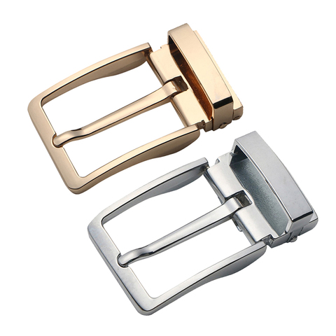 Men Reversible Metal Alloy Belt Buckles Replacement Rectangular Pin Buckles ► Photo 1/6