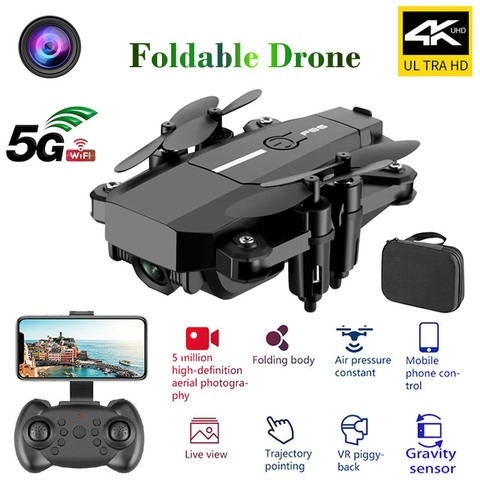 RC Drone Quadrocopter UAV with Camera Remote Control 4K Professional Dron HD WIFI Quadcopter Helicopter One-Key Return Toy ► Photo 1/6