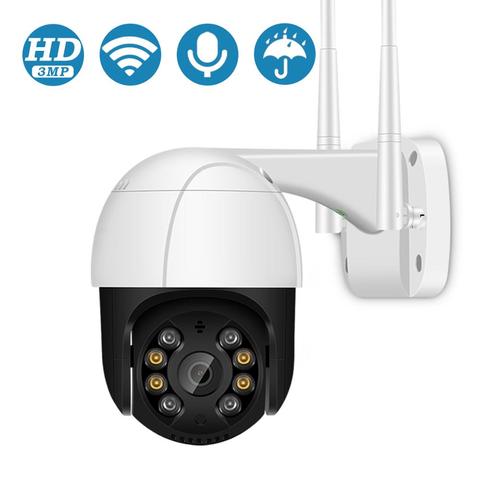 3MP 2MP HD PTZ Auto Tracking WiFi Camera AI Humanoid Detection Outdoor IP Camera Two-Way Audio IR Night Vision CCTV Surveillance ► Photo 1/6