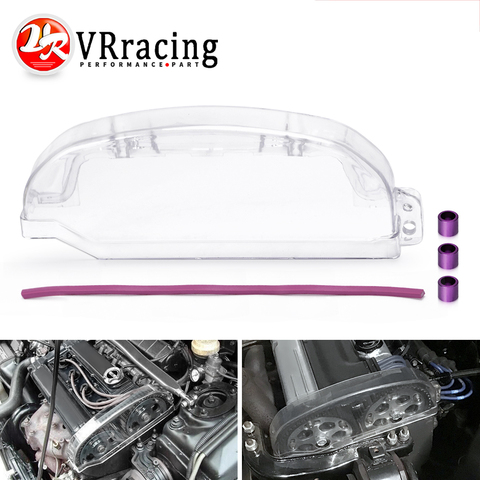 VR Clean Cam pulley Cover for Mitsubishi Lancer Single Cam Cover 4G63 CLEAR PULLEY COVER/CAM COVER/TIMING BELT VR6331 ► Photo 1/6