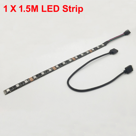 LED Strip Light RGB for 12V Motherboard Control / PC Computer case 50CM 1M 2M with 4 Pin RGB-Header(+12V,G,R,B) Extension Wire ► Photo 1/6